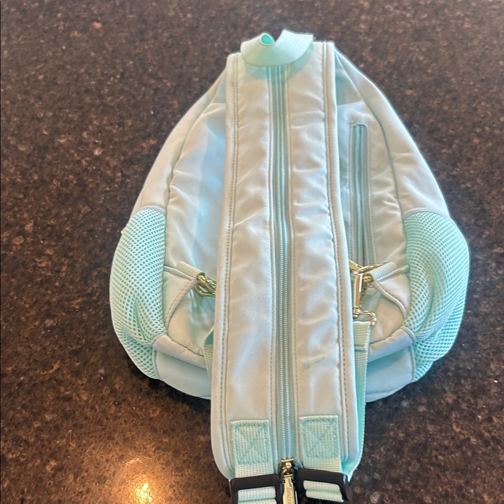 Light Blue and White Backpack - Picture 4 of 6